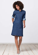 Never Look Back Dress - Denim
