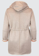 Life Is A Flower Hooded Jacket - Sand Melange