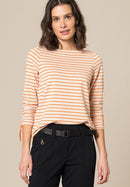 Life Is A Flower Stripe Shirt - Beige