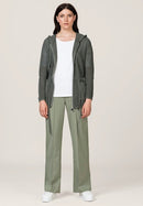 Never Look Back Hooded Ziptop - Safari