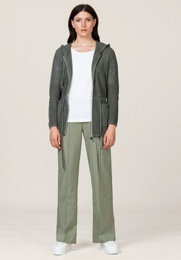 Never Look Back Hooded Ziptop - Safari