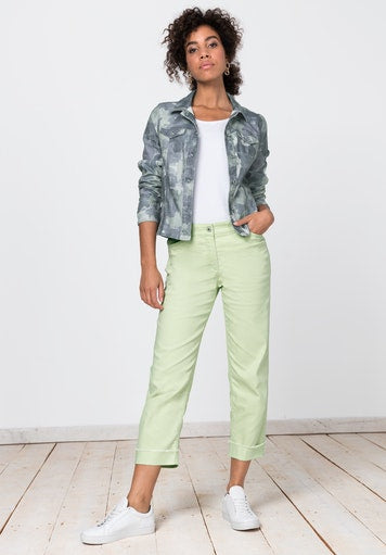 Melbourn Capri Trouser - Dusty Lemon