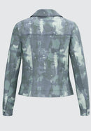 Never Look Back Print Jacket - Green