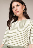 Never Look Back Stripe T-shirt - Green