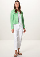 Pink It Up Trouser - White