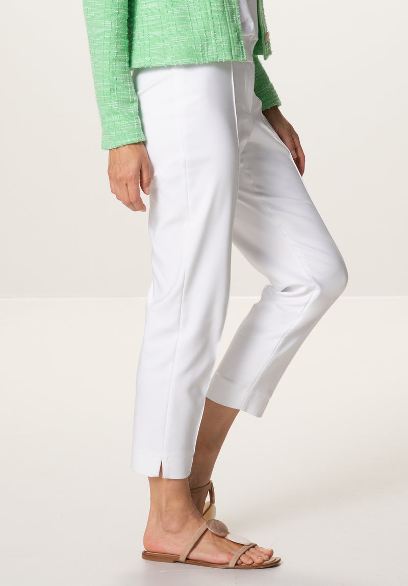 Pink It Up Trouser - White