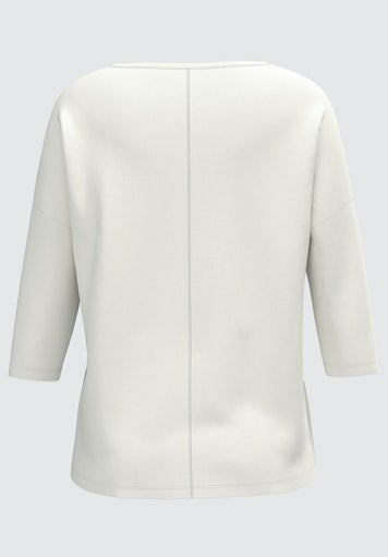 Code Blue Front Print Shirt - Cream