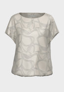 Boat Neck Blouse - Seashell