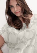 Boat Neck Blouse - Seashell