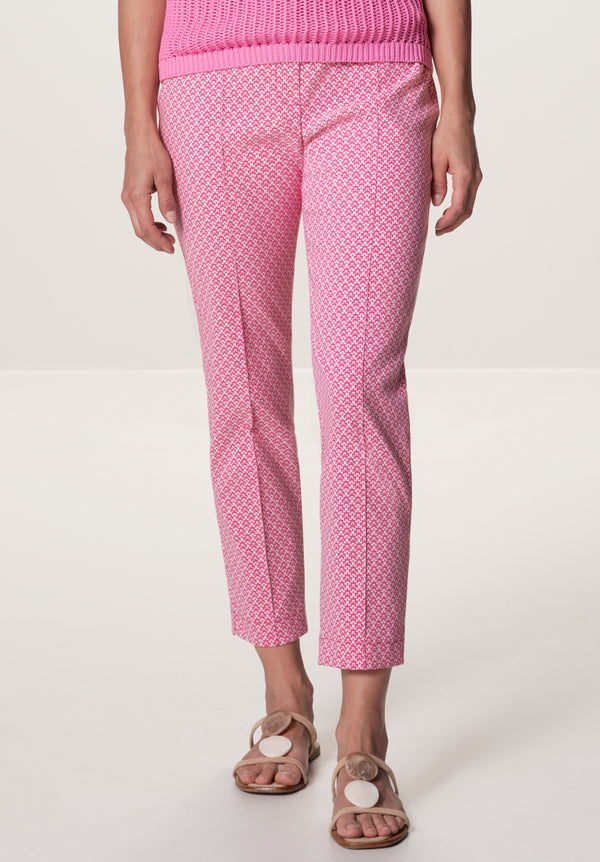 Pink It Up Print Jegging - Red