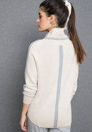 Enjoy The Silence Cowl Neck Knit - Marzipan Melange