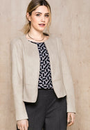 Enjoy The Silence Blazer - Light Marzipan