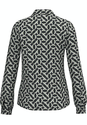 Enjoy The Silence Print Blouse - Yellow