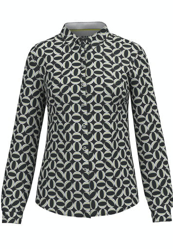 Enjoy The Silence Print Blouse - Yellow