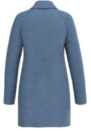 Enjoy The Silence Wool Coat - Powderblue Melange