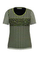The Look Short Sleeve Print T-shirt - Green