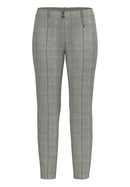 Enjoy The Silence Check Trouser - Grey