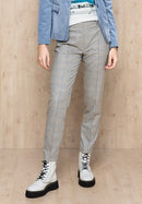 Enjoy The Silence Check Trouser - Grey