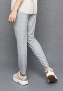 Enjoy The Silence Check Trouser - Grey