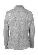 Enjoy The Silence Print Blazer - Grey