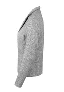 Enjoy The Silence Print Blazer - Grey