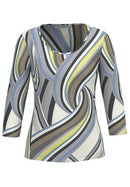 Enjoy The Silence 3/4 Sleeve T-shirt - Grey