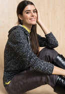 Enjoy The Silence Print Hoodie - Grey