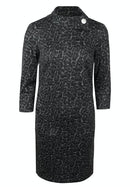 Enjoy The Silence Cowl Neck Dress - Grey