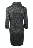 Enjoy The Silence Cowl Neck Dress - Grey