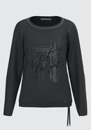 Savoir Vivre Long Sleeve T- Shirt - Black