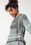 Ultimate Greys High Neck Jumper - Green