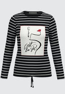 Savoir Vivre Long Sleeve T-shirt - Black