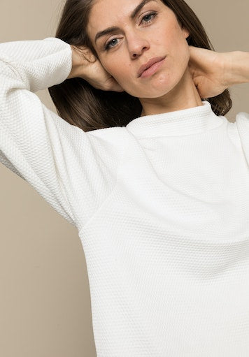Long Sleeve Turtleneck Jumper - Cream