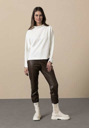 Long Sleeve Turtleneck Jumper - Cream