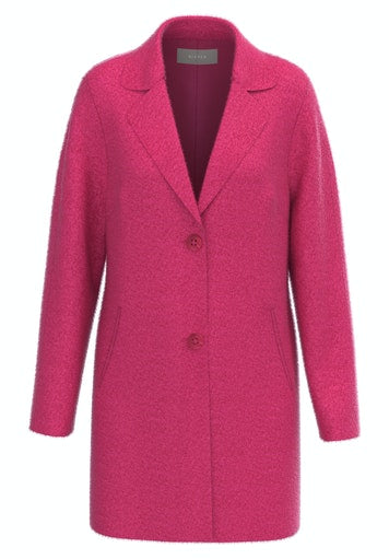 Collar Coat - Cool Pink