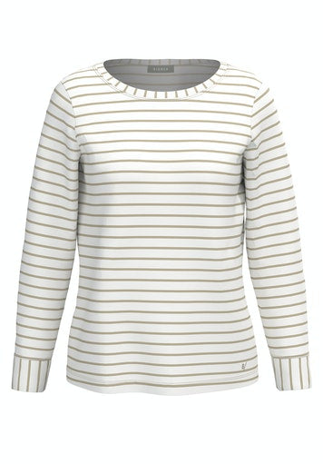 Long Sleeve Round Neck Jumper - Beige