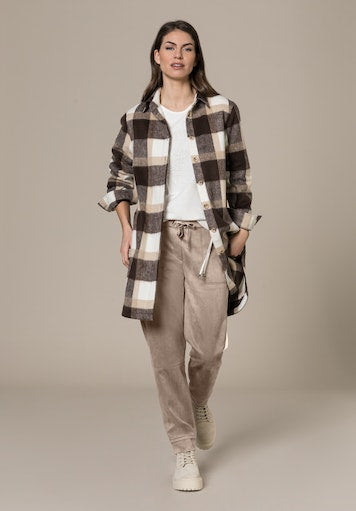 Elasticated Waist Trouser - Teak