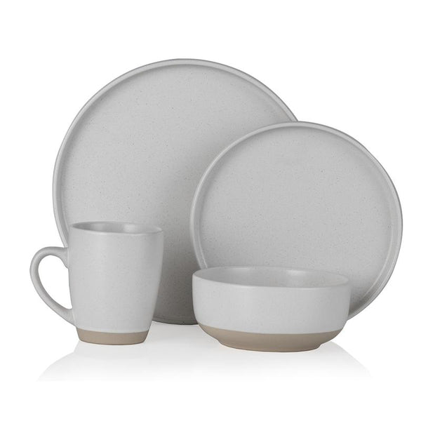Avena Linen 16 Piece Dinner Set