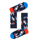 Bowling Sock - Navy/Red