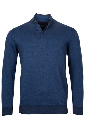 1/4 Zip Pullover - Blue
