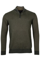 1/4 Zip Pullover - Green
