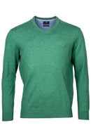 Plain V-Neck Jumper - Bai527