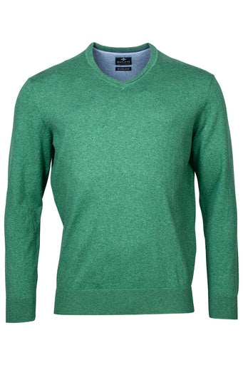 Plain V-Neck Jumper - Bai527