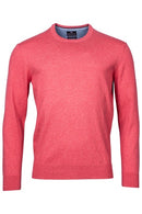 Plain Crew Neck Jumper - Raspberry Wine