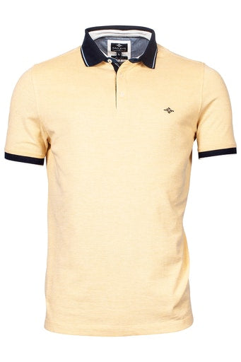 Contrast Collar Polo - York Yellow