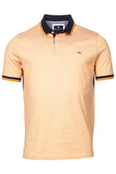 Contrast Collar Polo - Desert Sun