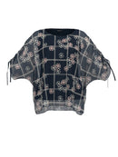 Batwing Style Tunic - Navy