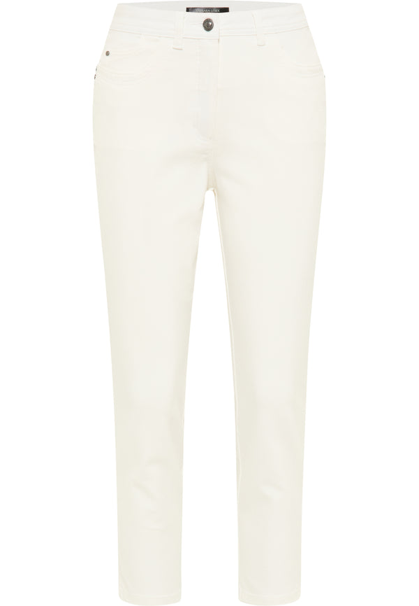 7/8 Length Trousers - Off White