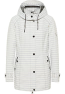 Hooded Jacket - Grey/Off White