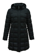 Hooded Short Coat - Black